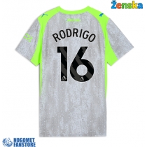 Manchester City Rodri Hernandez #16 Rezervni Dres za Ženska 2025-26 Kratak Rukav
